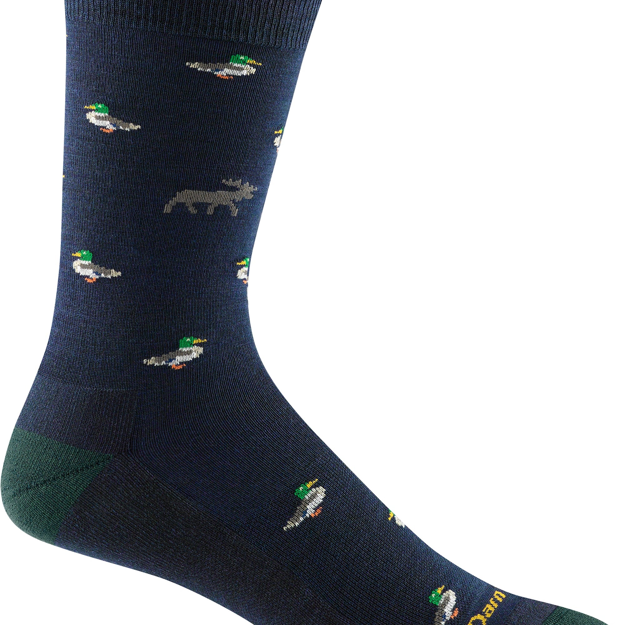 Darn Tough Men's Duck Duck Moose Crew Lightweight Sock with Cushion