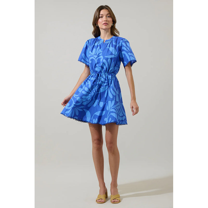 Sugarlips Emidora Floral Bouse Shift Mini Dress