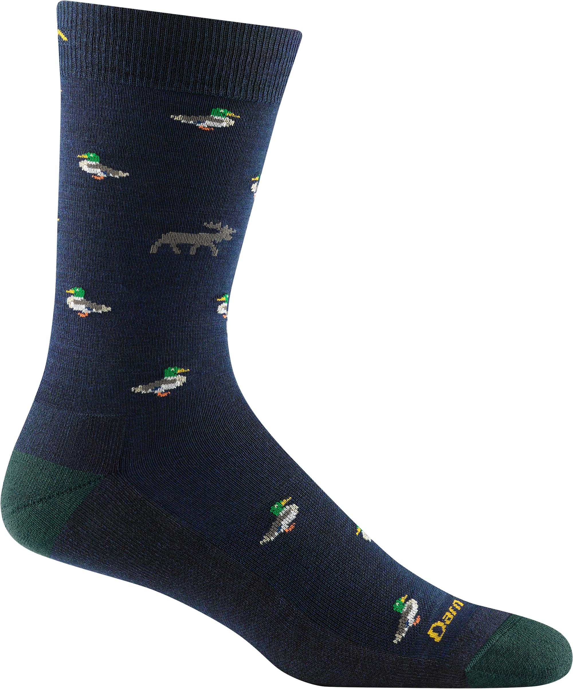 Darn Tough Men's Duck Duck Moose Crew Lightweight Sock with Cushion