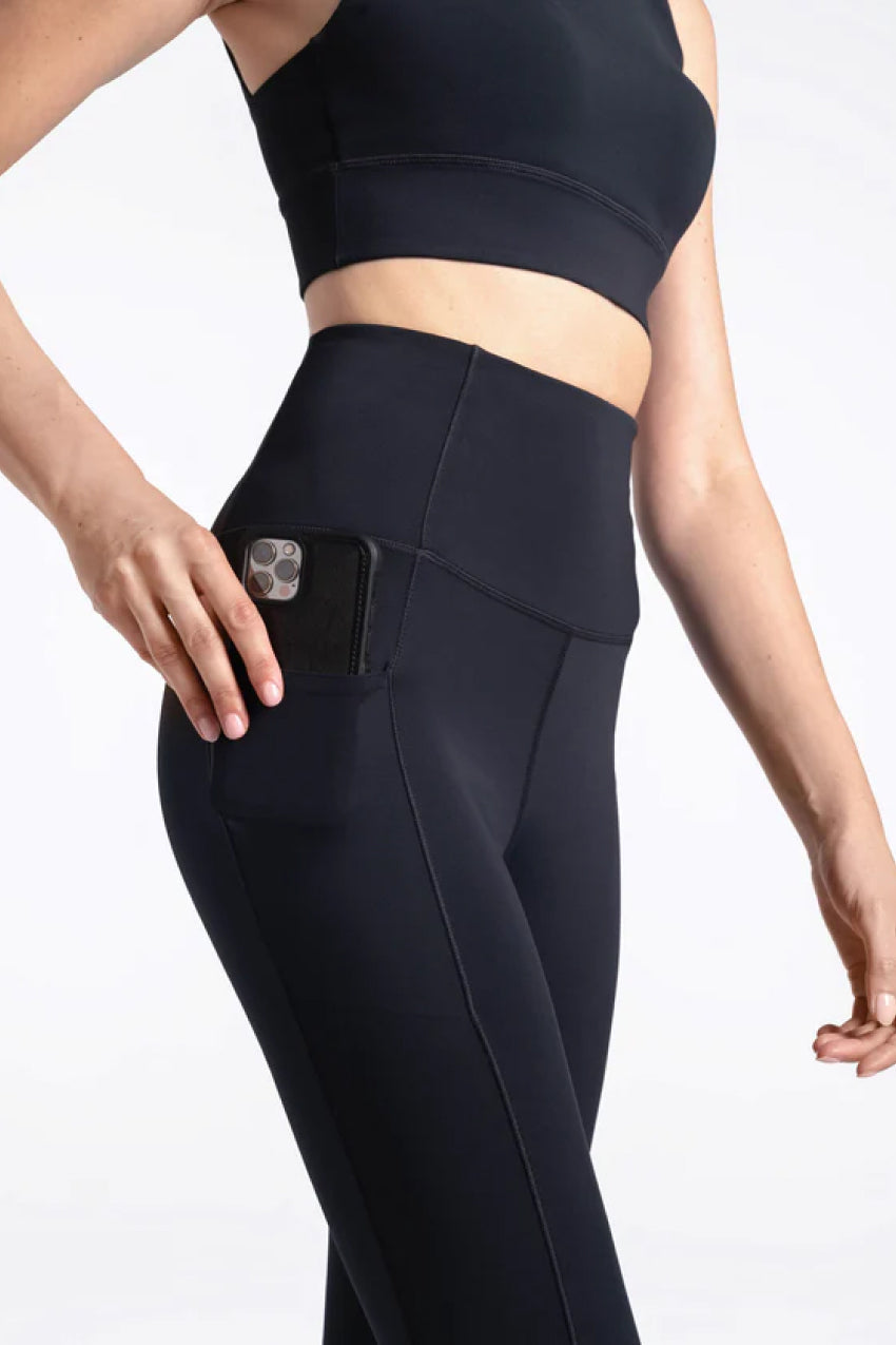 LOLE Step Up Leggings - Black Beauty