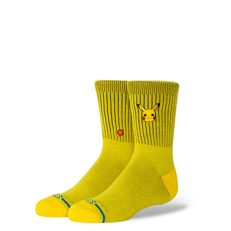 Stance Kids Pokemon x Stance Pikachu Crew Socks