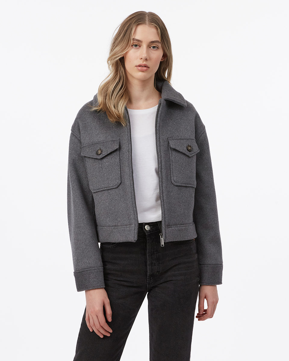 Tentree Wool Short Utility Jacket