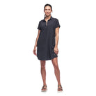Indyeva Frivol Knee Length Short Sleeve Shirt Dress