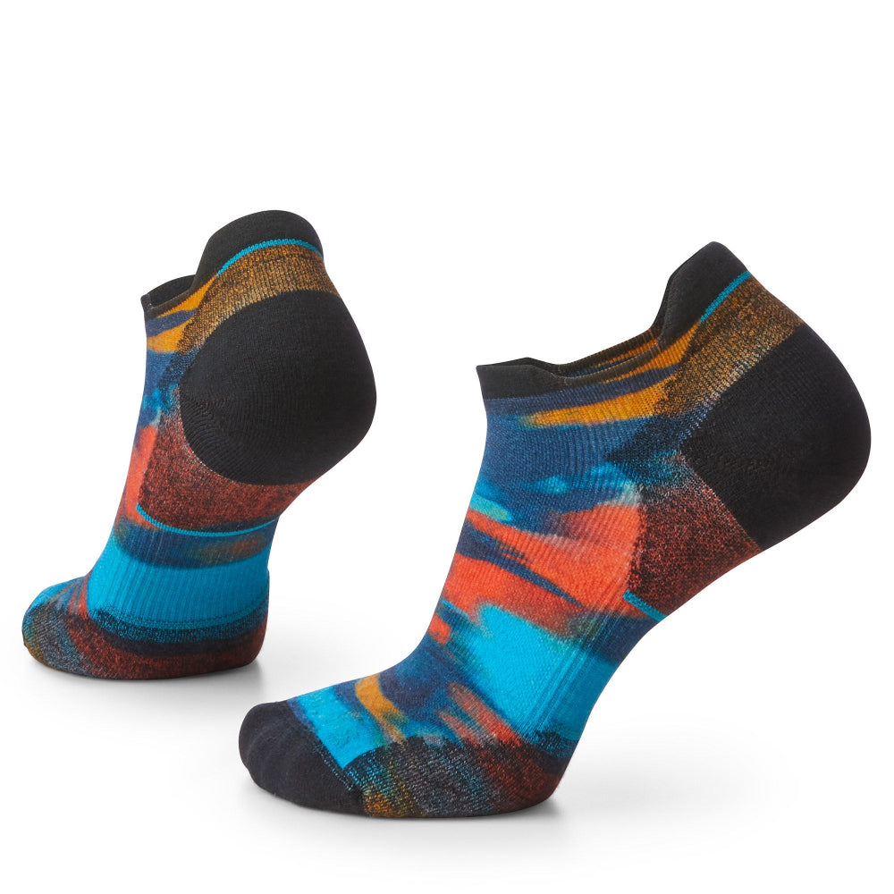 SmartWool Women's Run Targeted Cushion Brushed Print Low Ankle Socks